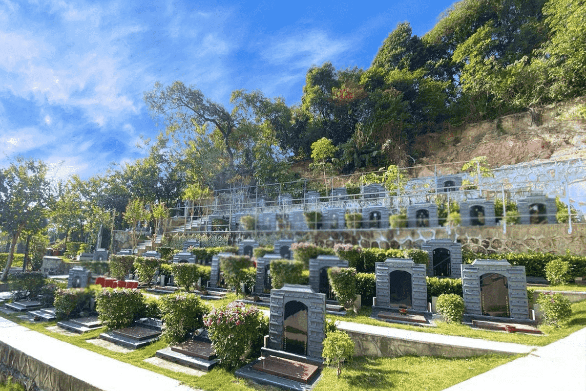 广州罗浮山公墓官网墓区环境图
