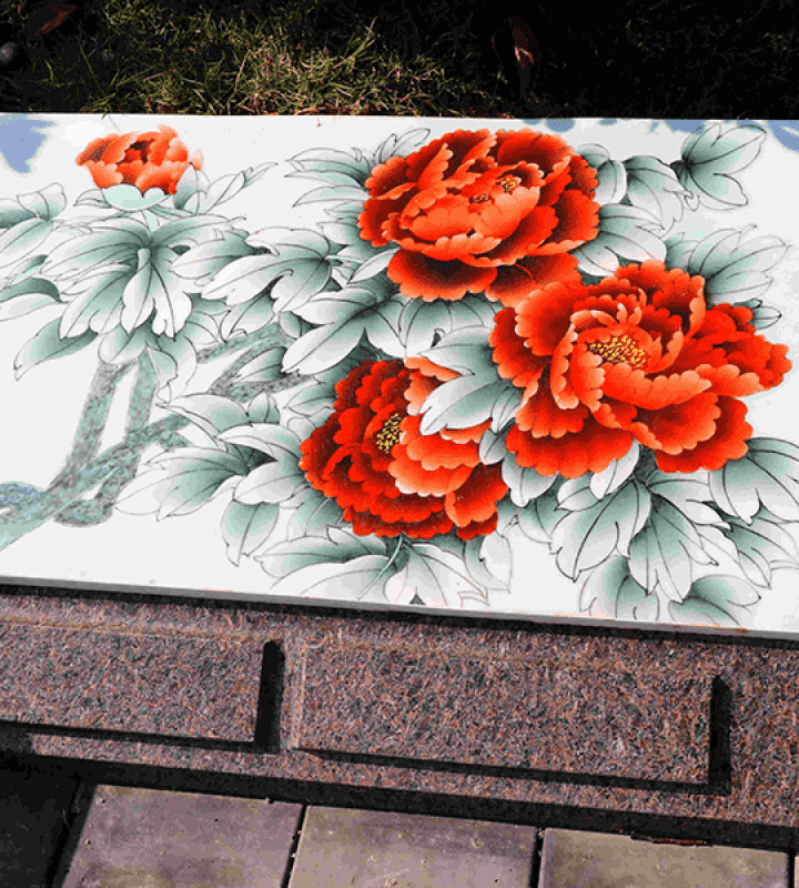 广州罗浮山公墓官网传统卧碑墓型11号