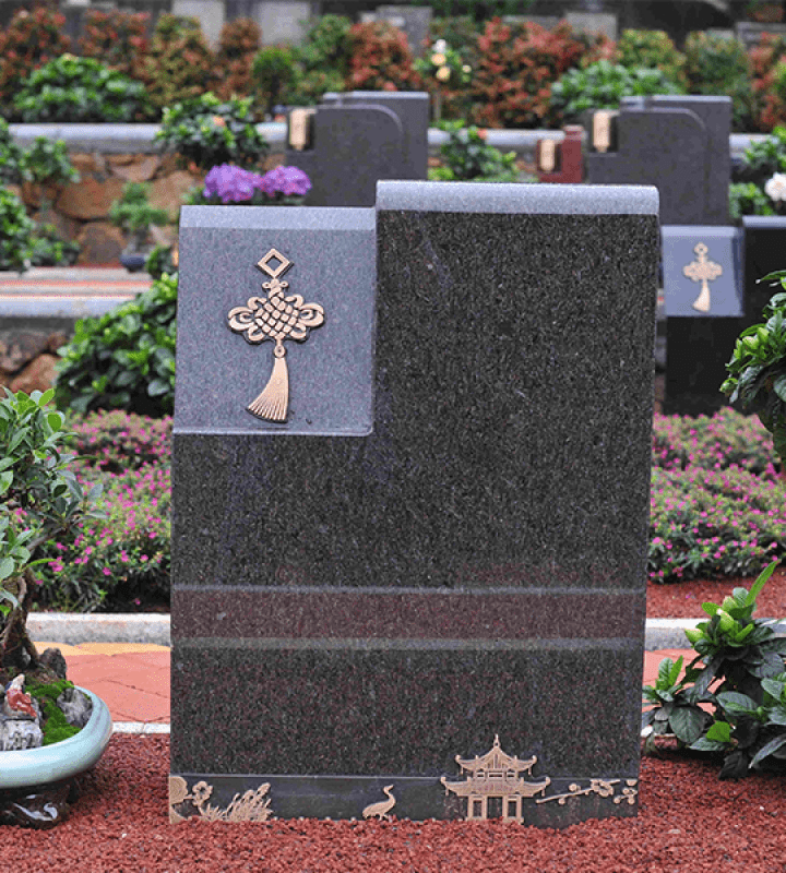 广州罗浮山公墓官网艺术立碑墓型4号