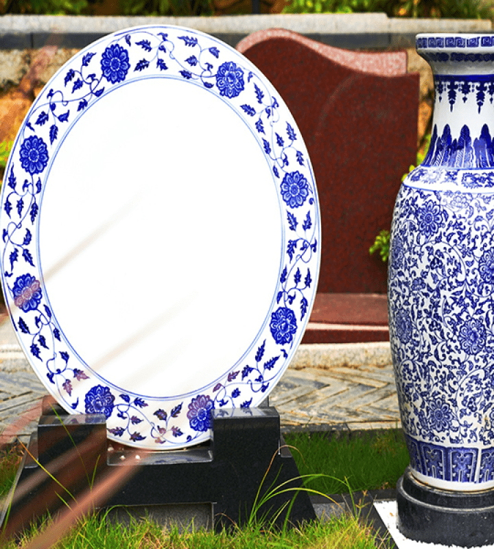 广州罗浮山公墓官网艺术立碑墓型7号